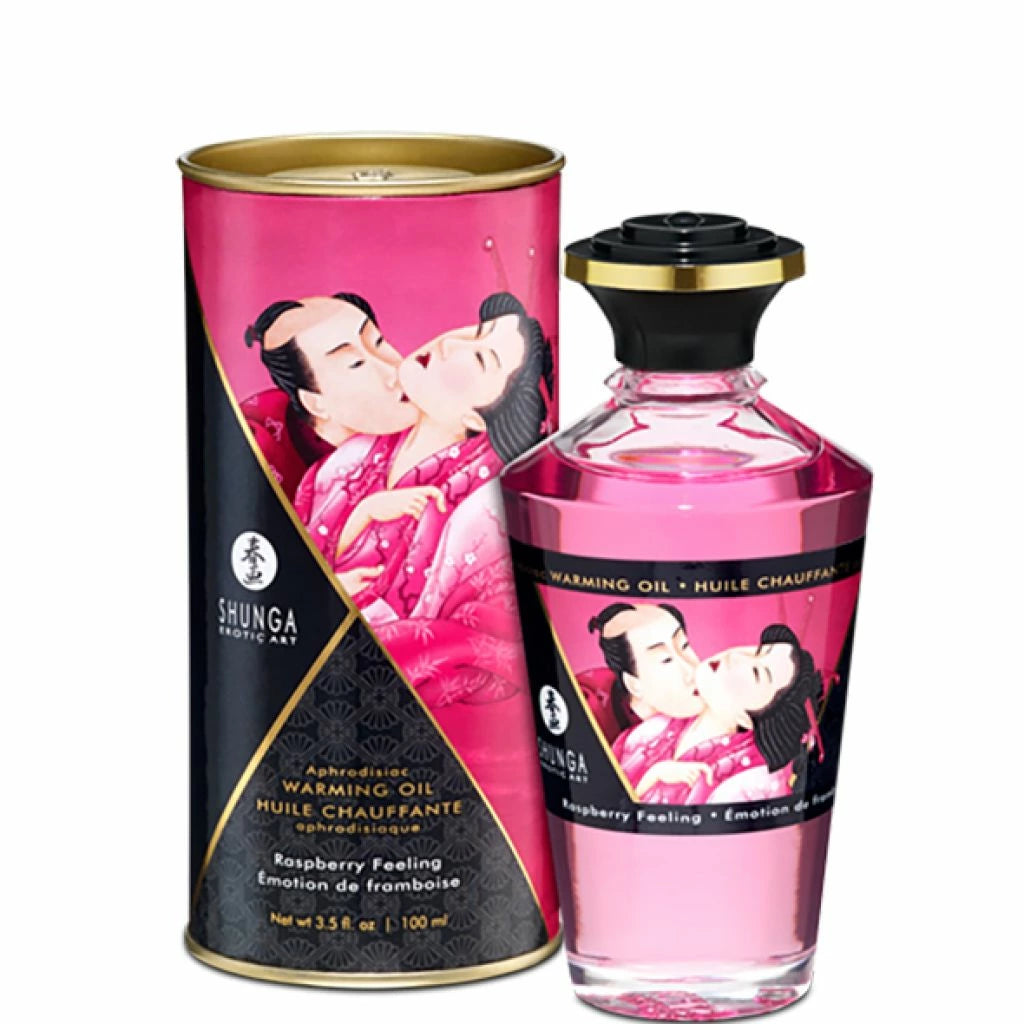 Shunga - Aphrodisiac Warming Oil Raspberry Feeling 100 ml