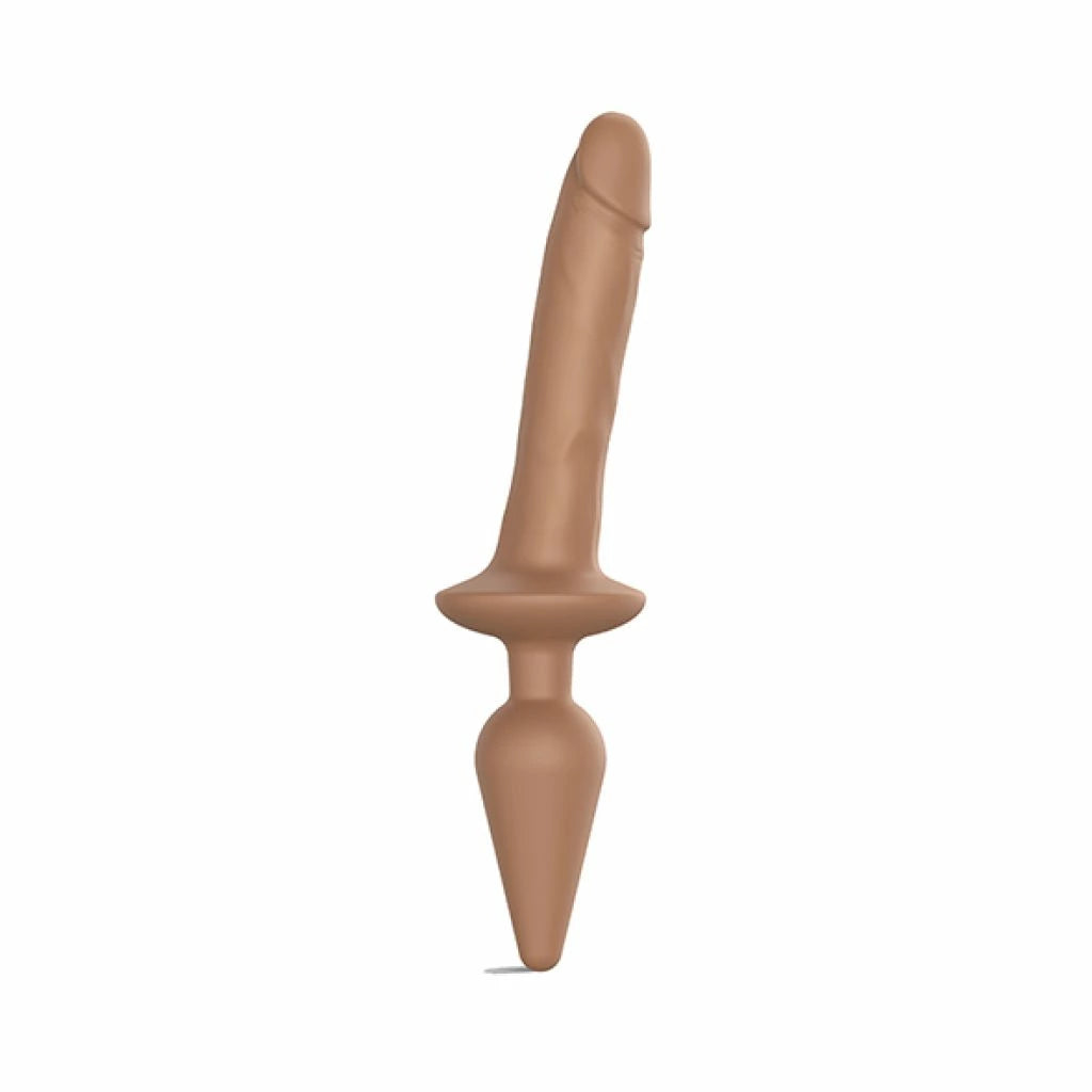 Strap-On-Me - Switch Plug-in Realistic Dildo Caramel XXL