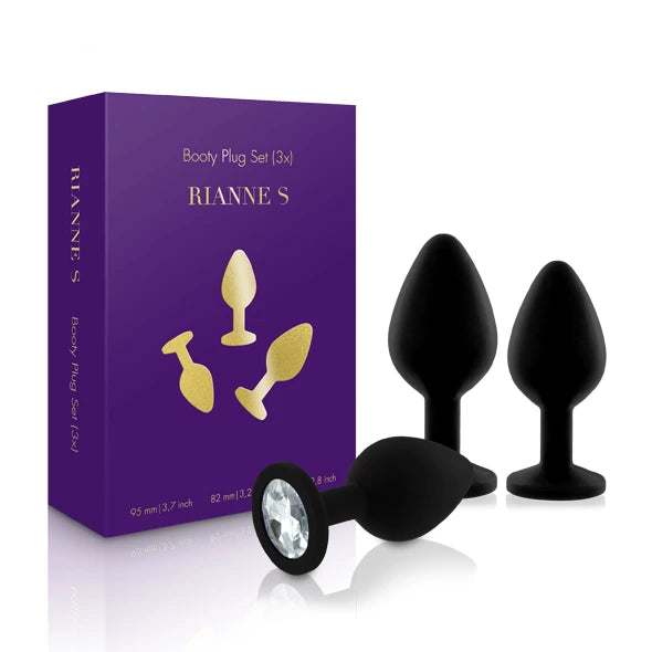 Rianne S - Booty Plug Set 3x Black