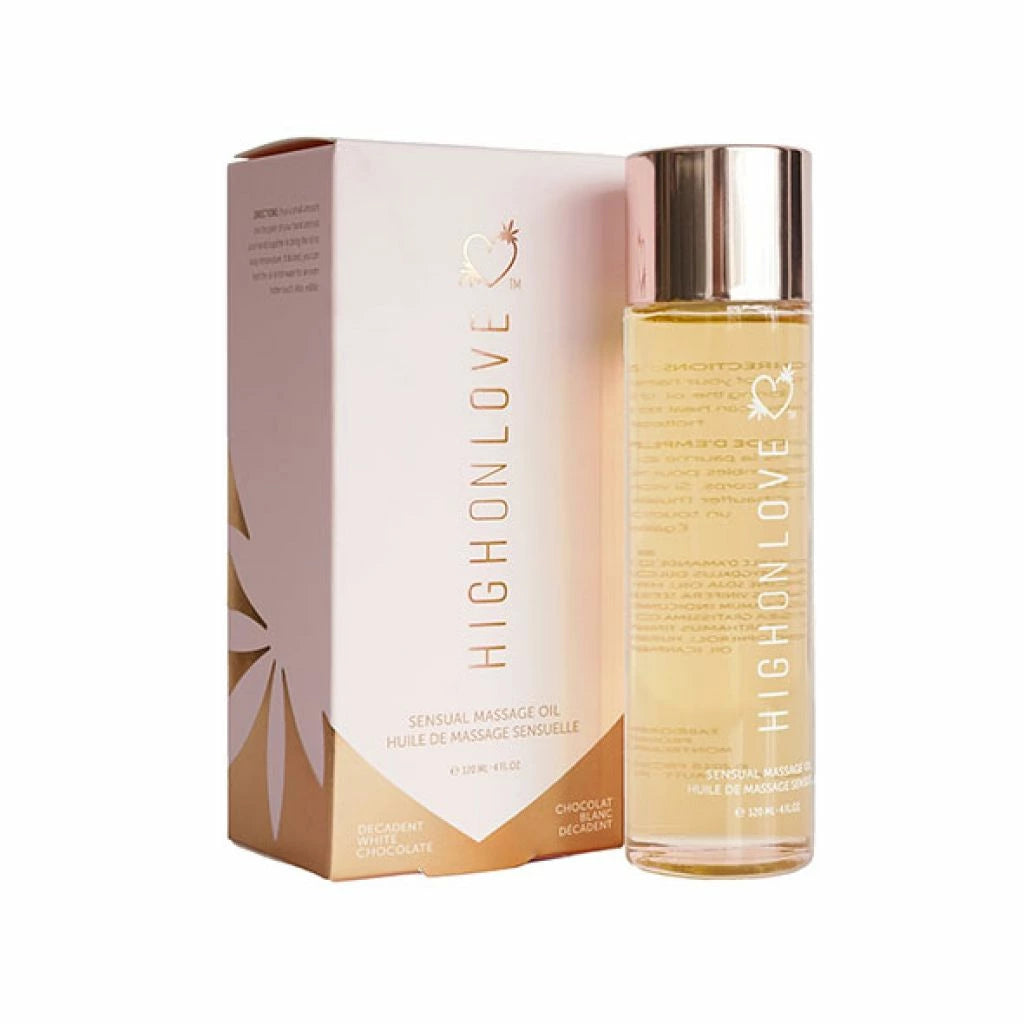 HighOnLove - Massage Oil Decadent White Chocolate 120 ml