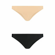 Bye Bra - Invisible Brazilian Nude + Black L