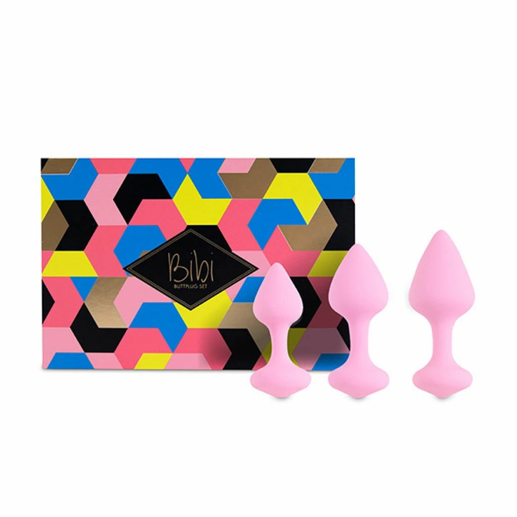 FeelzToys - Bibi Butt Plug Set 3 pcs Pink