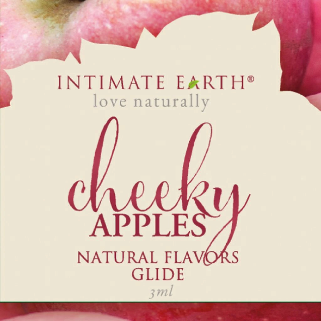 Intimate Earth - Natural Flavors Glide Cheeky Apples 3 ml