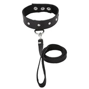 Sportsheets - Leather Collar & Leash