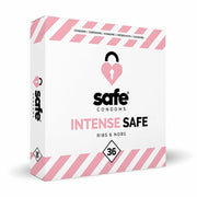 Prezerwatywy stymulujące - Safe Intense Safe 36 szt