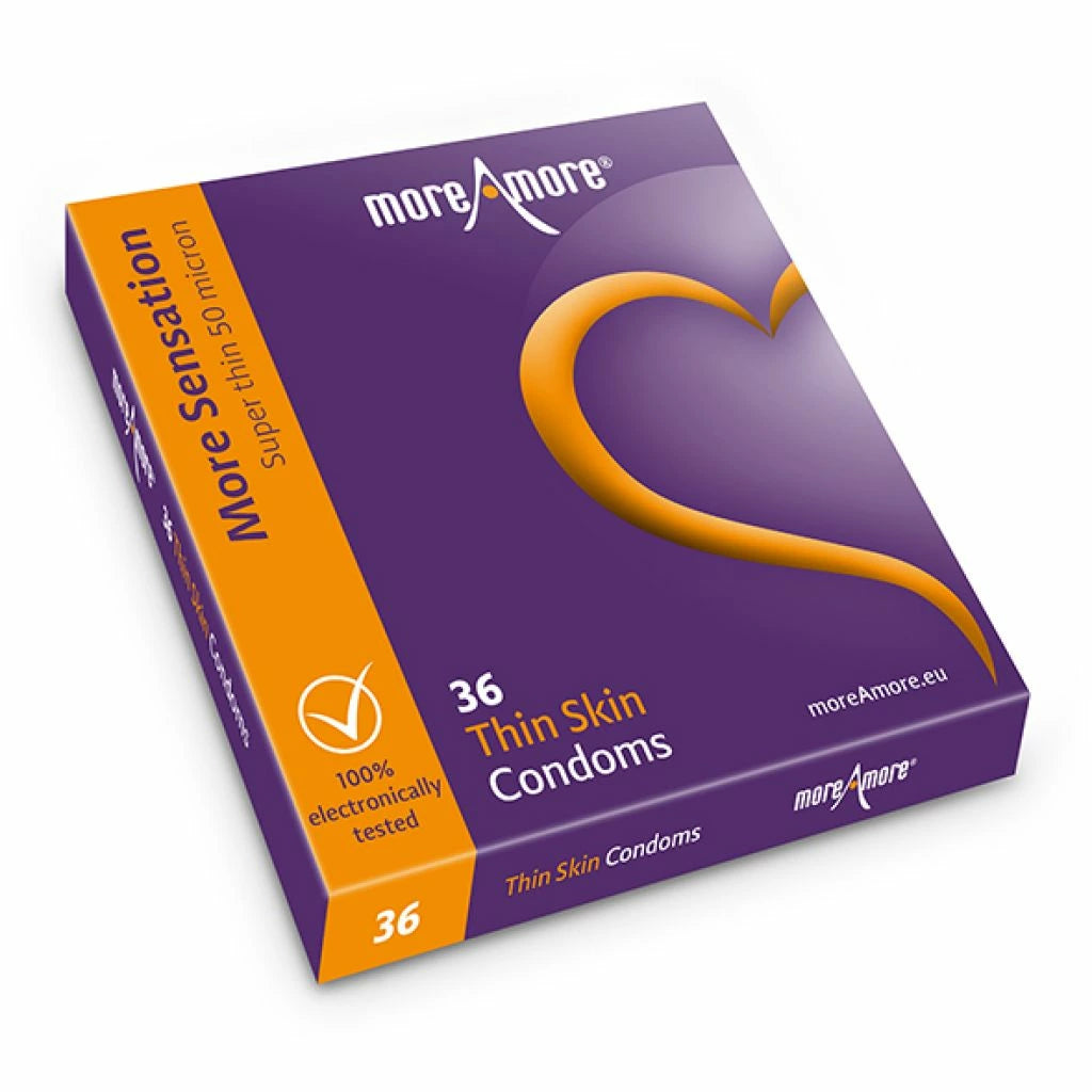 MoreAmore - Thin Skin Condoms 36 pcs