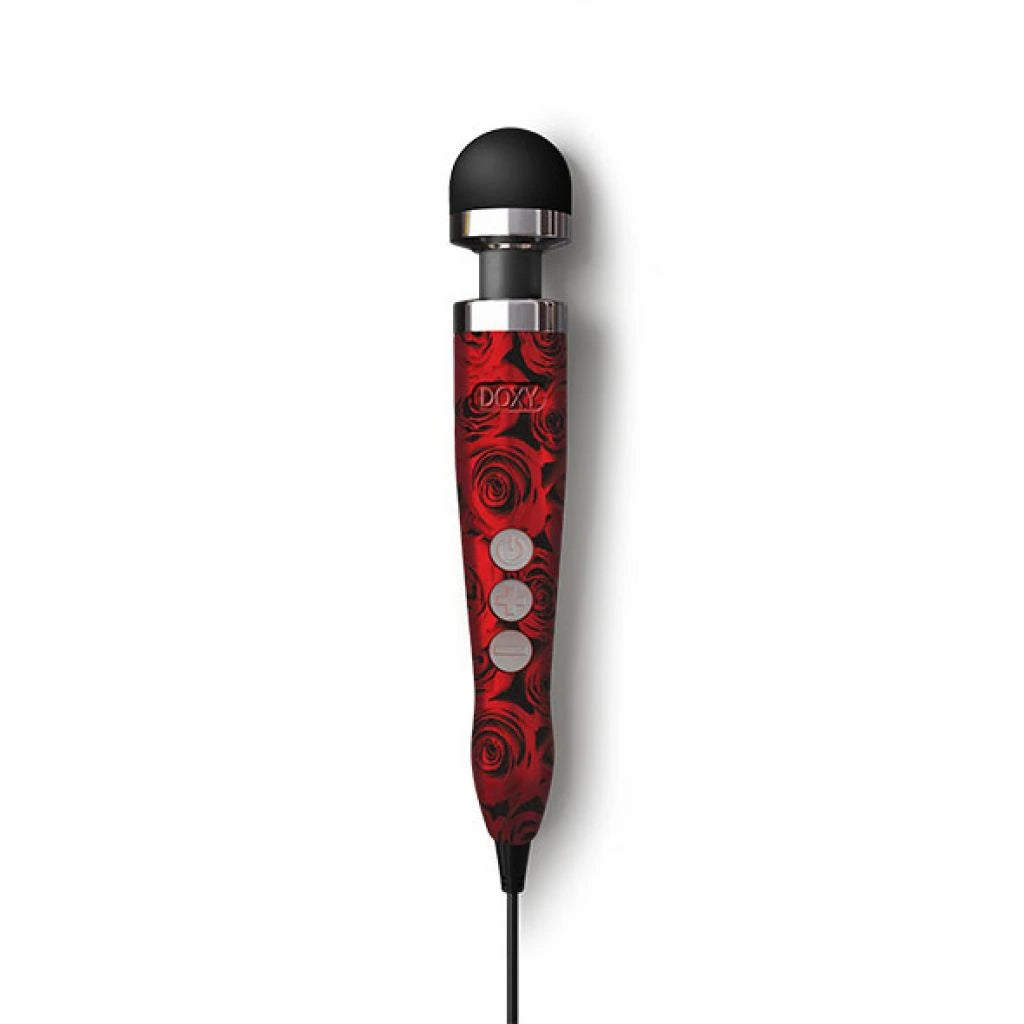 Doxy - Die Cast 3 Wand Massager Rose Pattern