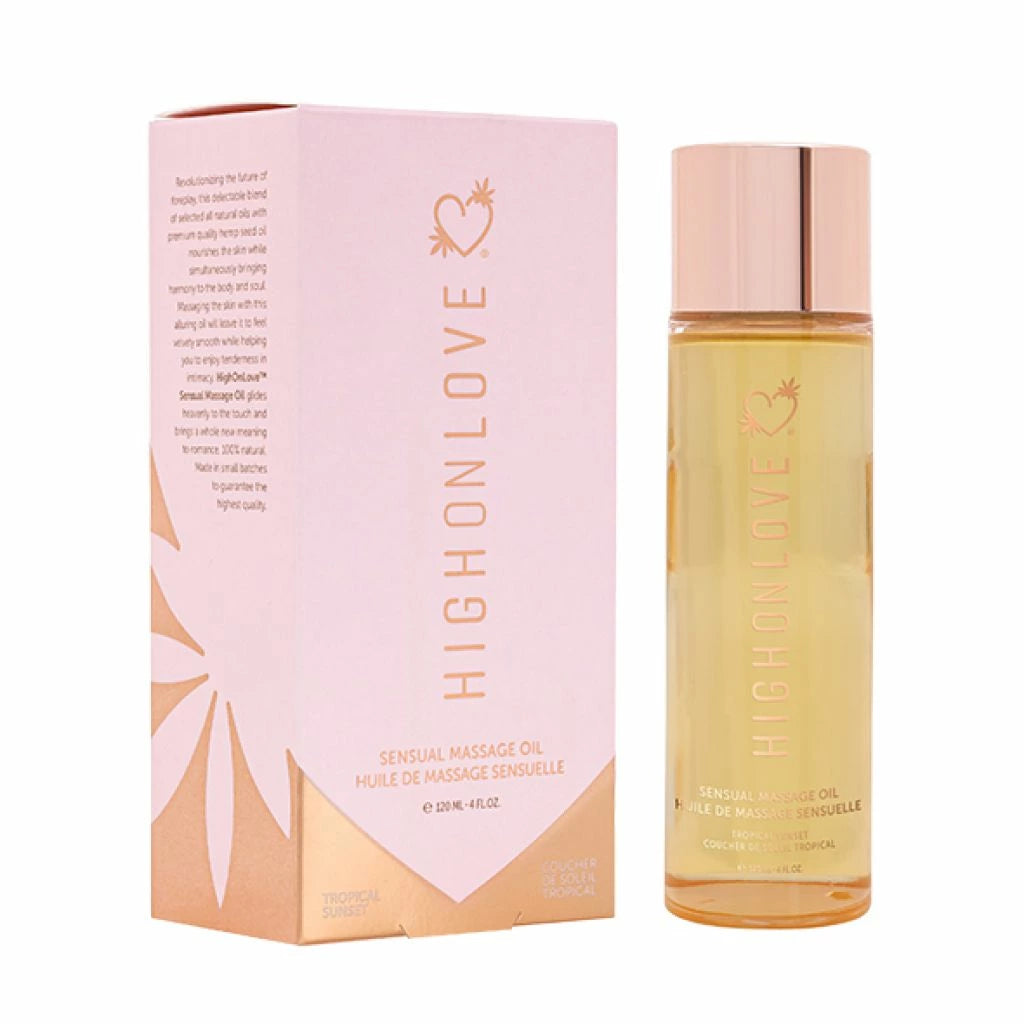 HighOnLove - Massage Oil Tropical Sunset 120 ml