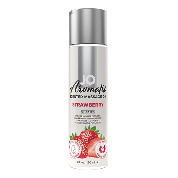 System JO - Aromatix Massage Oil Strawberry 120 ml