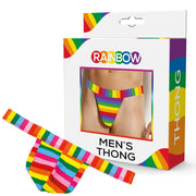 Rainbow Mens Thong