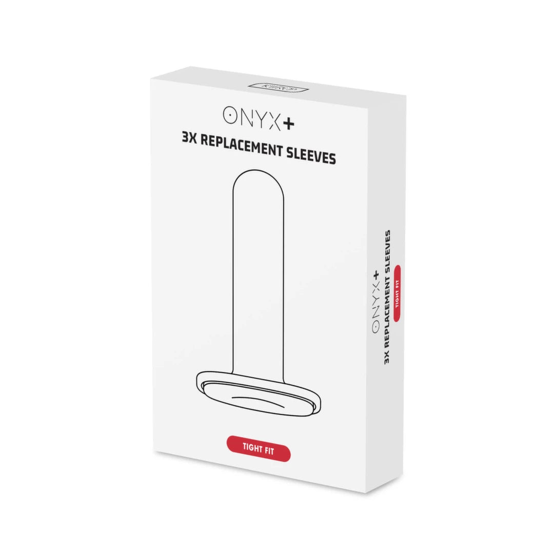 Kiiroo - Onyx + Replacement Sleeve 3 Pack Tight Fit