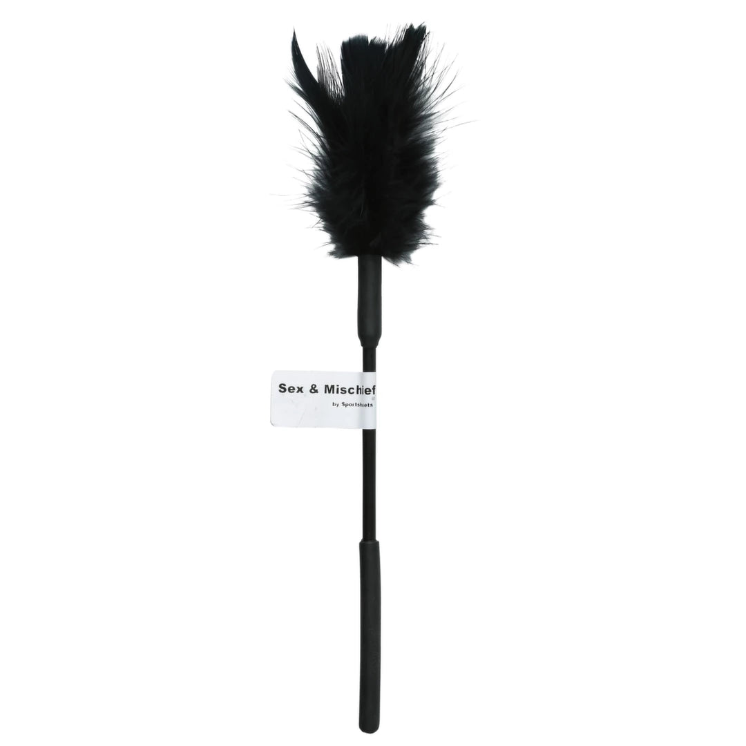 Sportsheets - Sex & Mischief Feather Tickler Black