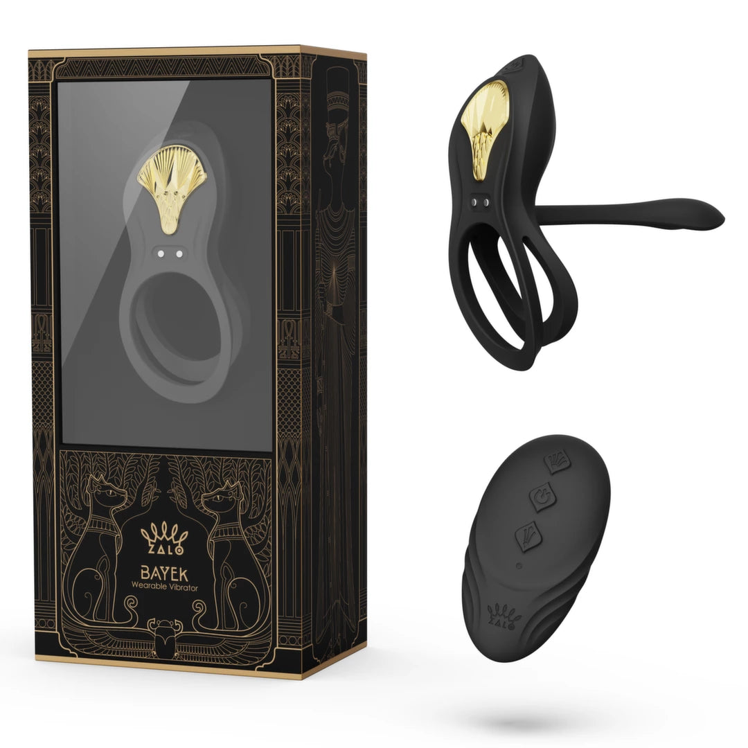 Zalo - Bayek Wearable Vibrator Obsidian Black