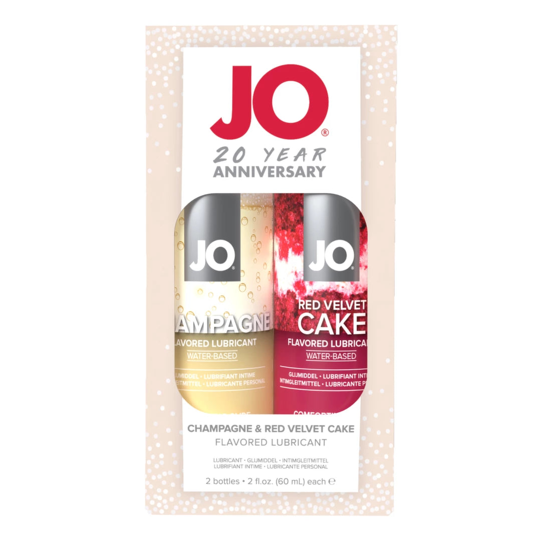 System JO - 20 Year Anniversary Gift Set Champagne 60 ml & Red Velvet Cake