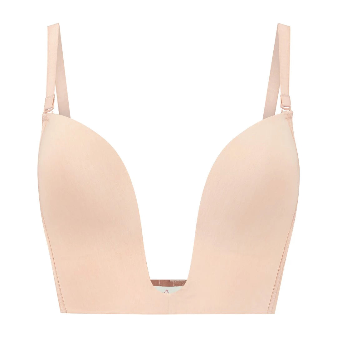 Bye Bra - Ultra Plunge Bra Beige M