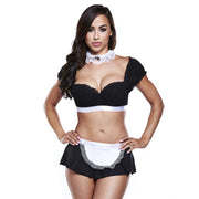 Baci - Maid Black Ruffle With White Under Bust