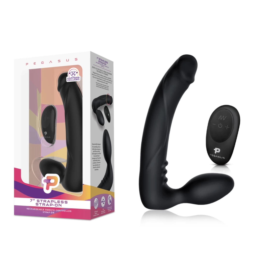 Pegasus - 7â Strapless Silicone Strap-On