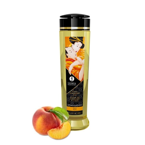 Shunga - Massage Oil Stimulation Peaches 240 ml