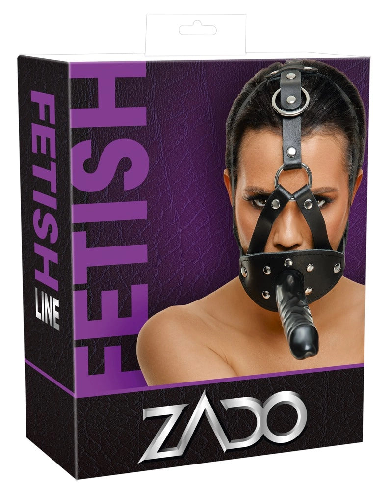 LeatherHead harness with Dildo