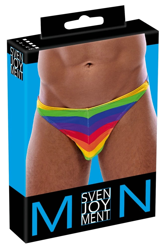 Men's Thong Rainbow XL