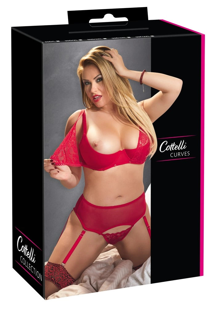 Bra Set red 95F/2XL