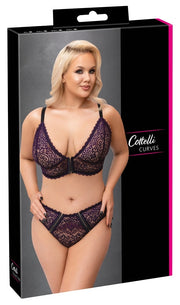 Bra Set purple 3XL