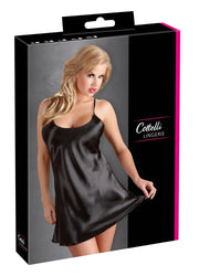 Satin Chemise Black L