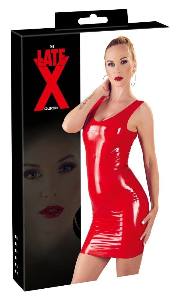 Latex Dress red L