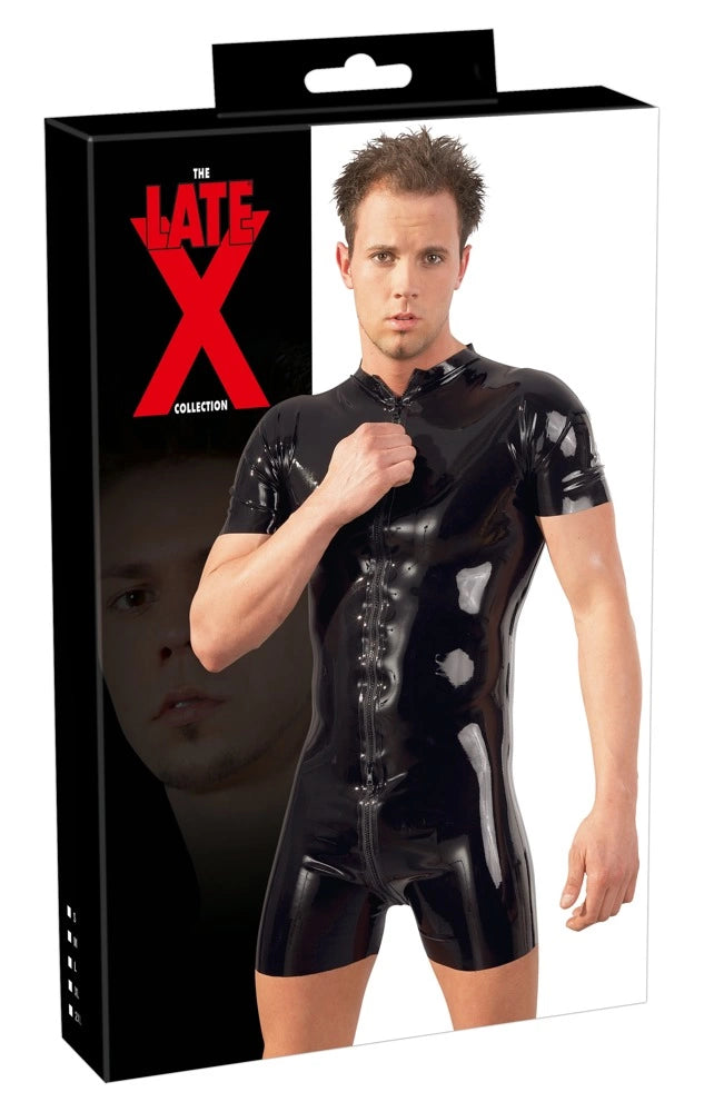 Men's Latex Playsuit 2XL