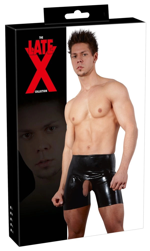 Men's Latex Pants black 2XL