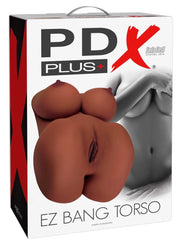 PDX Plus - Masturbator Realistyczny Tors Kobiety EZ Bang Torso Brown