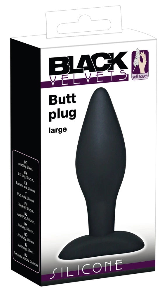 Black Velvets Large Plug