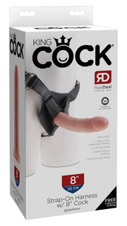 King Cock Strap-On 8 inch