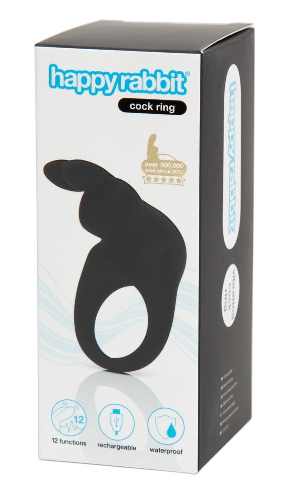 Happy Rabbit Cock Ring Black