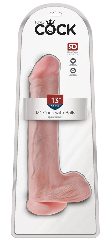 King Cock 13" Cock w Balls Lig