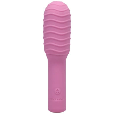 Elite - Mini Vibrator with Interchangeable Attachment - 4 / 10 cm