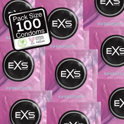 EXS Bubblegum Rap - Condoms - 100 Pieces