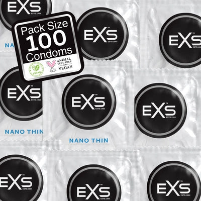 EXS Nano Thin - Condoms - 100 Pieces