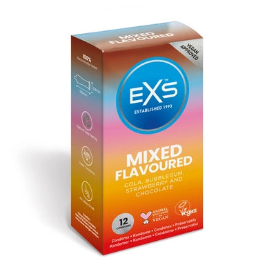 EXS Mixed Flavored - Condoms - 12 Pieces