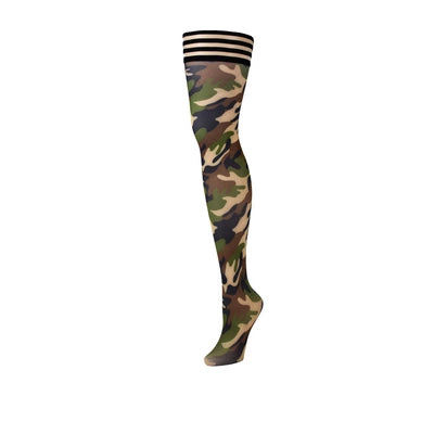 Alex - Thigh High - A - Camouflage