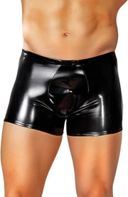 Shorts with Zipper - L - Black