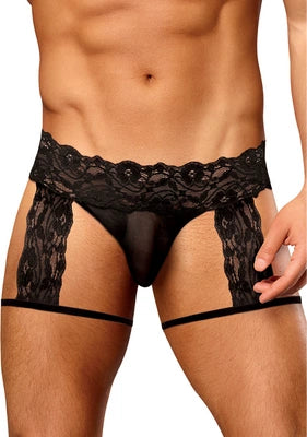 G-String Garter Short - L/XL - Black