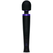 Rechargeable Power Wand - Ultra-Powerful Silicone Wand Massager - Black