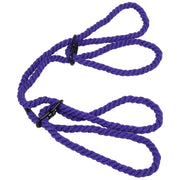 Restrain - 6mm Hemp Wrist or Ankle Cuffs - Purple