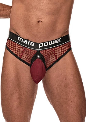 Cock Ring Thong - L/XL - Burgundy