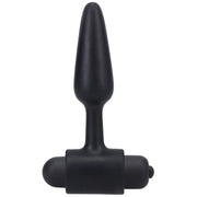 Vibrating Butt Plug - 3 / 8 cm - Black