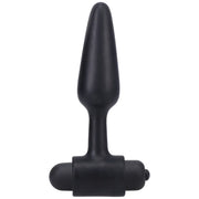 Vibrating Butt Plug - 4 / 10 cm - Black