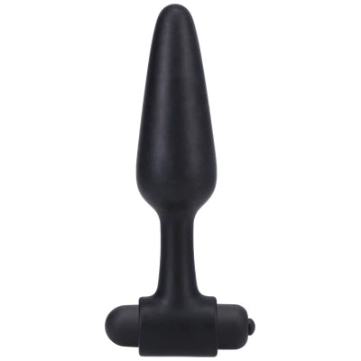 Vibrating Butt Plug - 5 / 12 cm - Black