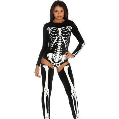 Bad to the Bone - Sexy Skeleton Costume - L/XL