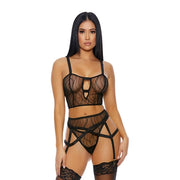 Made to See - Mesh Lingerie Set - XL